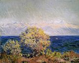 Claude Monet At Cap d'Antibes Mistral Wind painting
